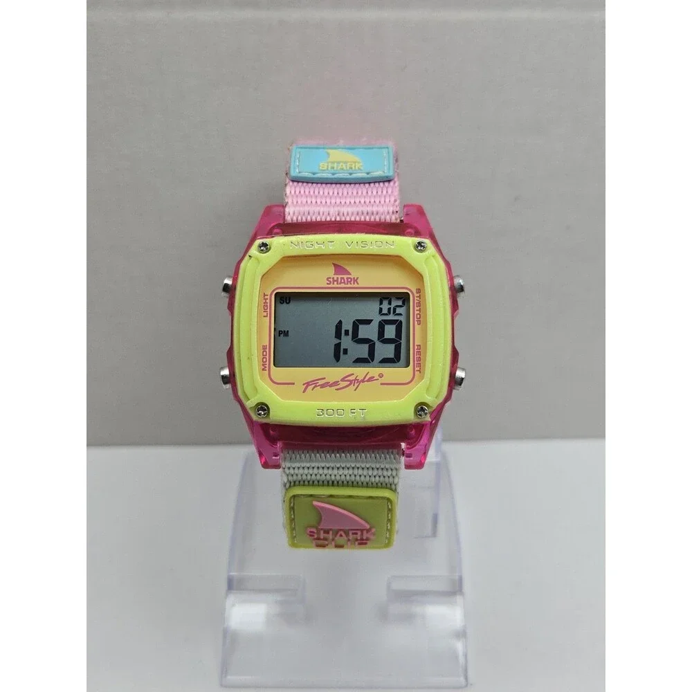 Freestyle Shark Classic Clip Popsicle FS101177 Digital Watch 100M WR New Battery